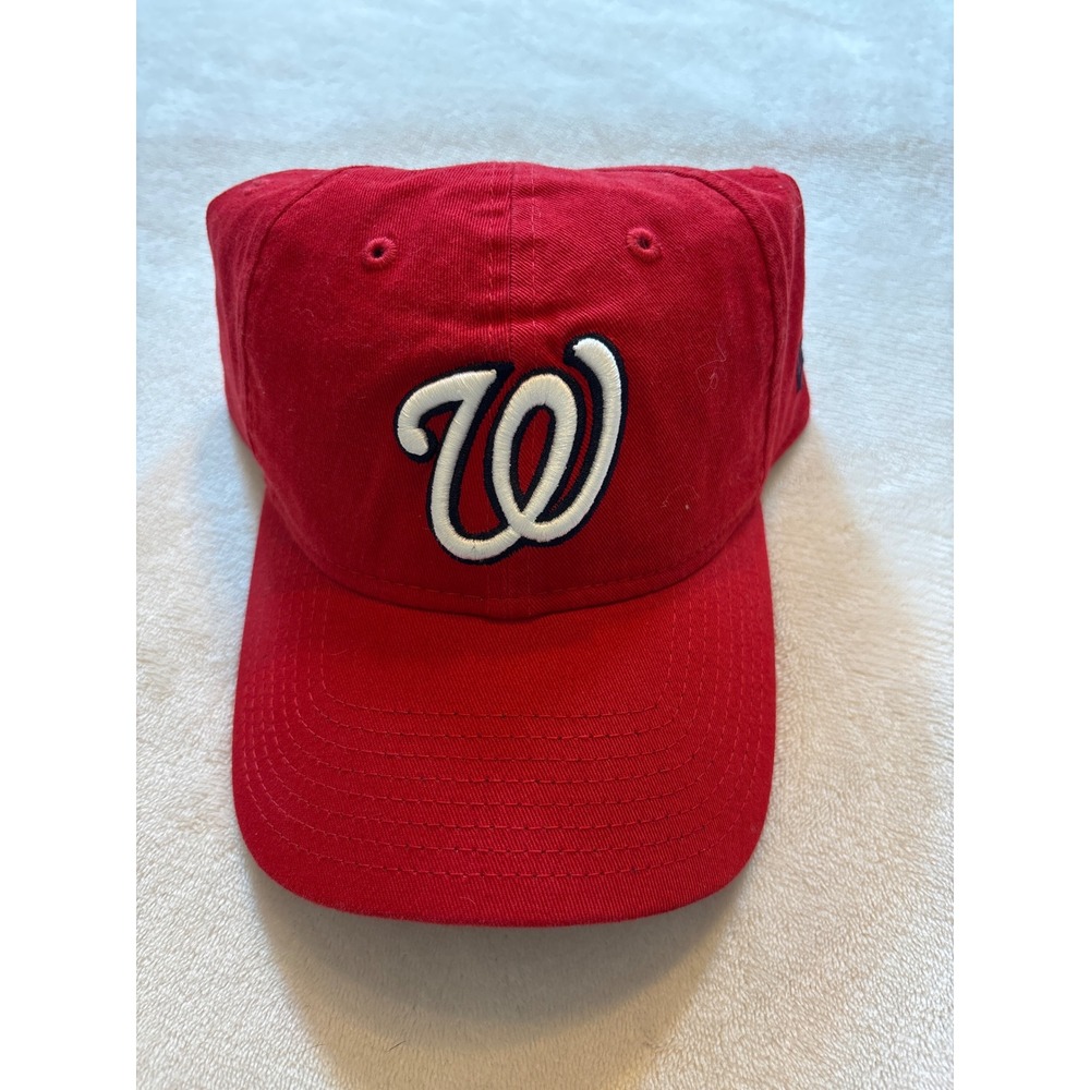 New Era Washington Nationals 9TWENTY Adjustable Red MLB Baseball Hat Cap New